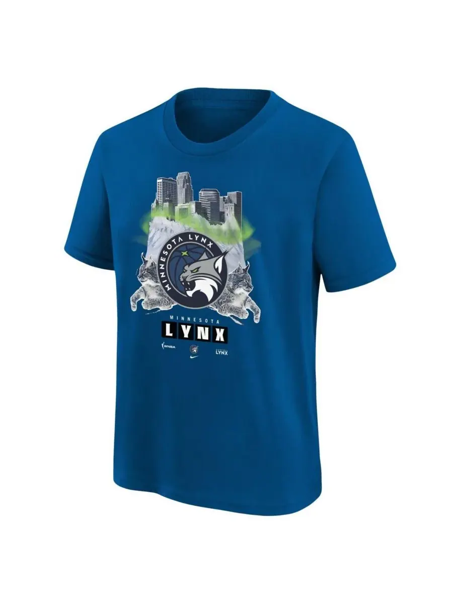 Nike Футболка Big Boys and Girls Blue Minnesota Lynx Original Content — изображение 3 из 3, синий