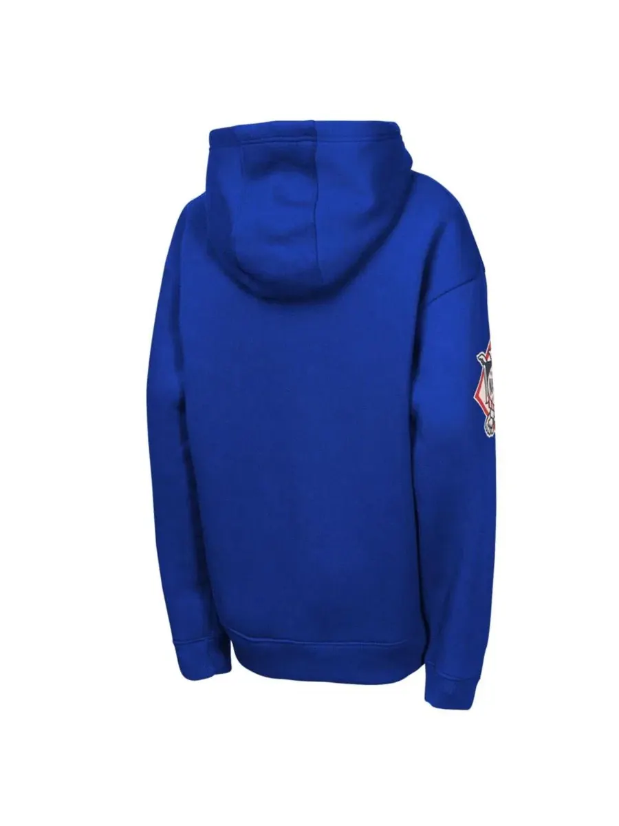 Худи с флисовой подкладкой, с принтом, Los Angeles Dodgers Outerstuff — изображение 2 из 3, королевский