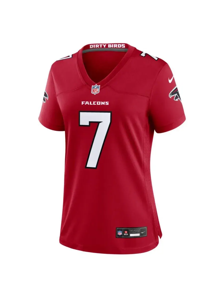 Женская футболка Bijan Robinson Red Atlanta Falcons Game Jersey Nike — изображение 2 из 3, красный