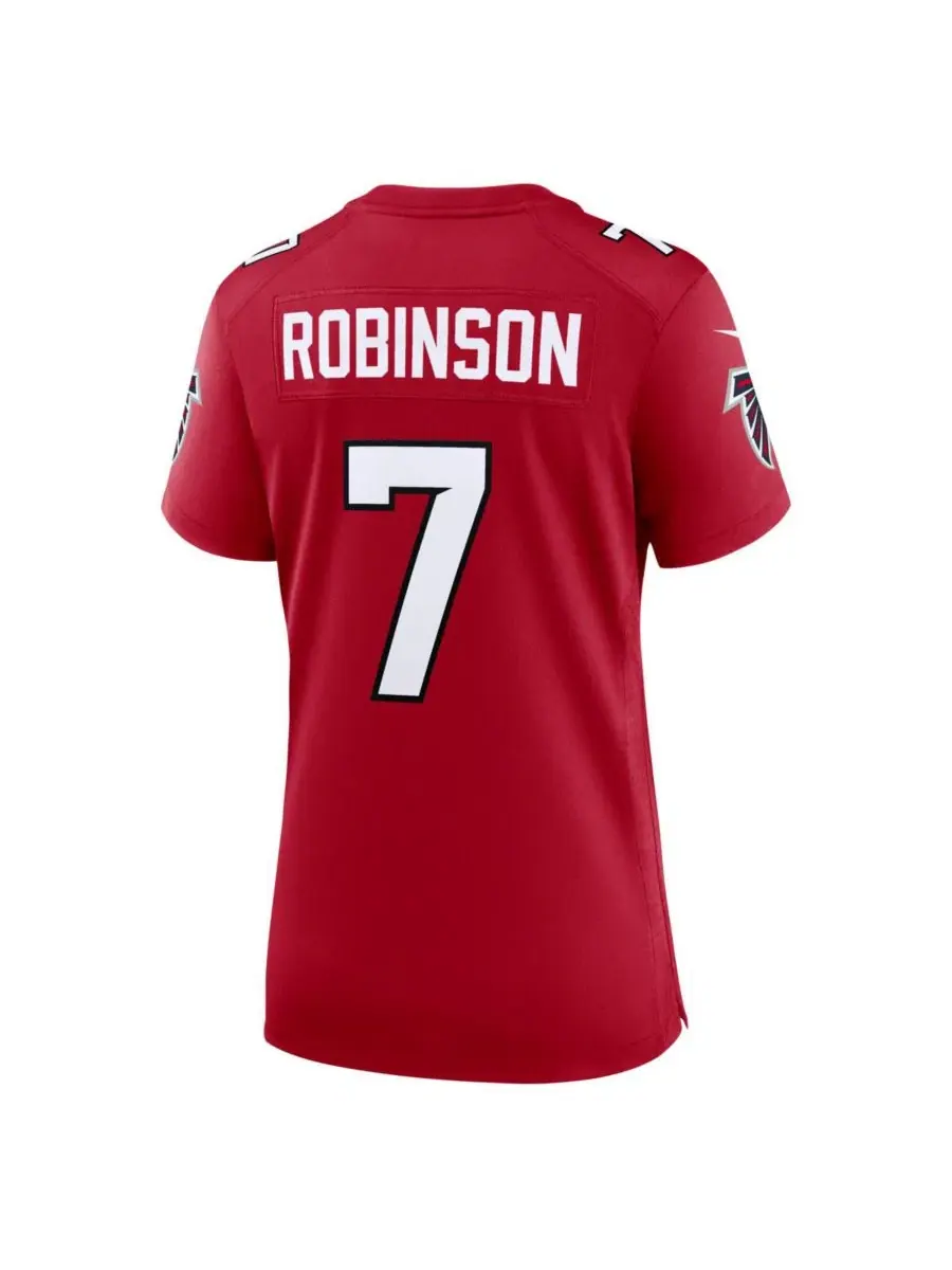 Женская футболка Bijan Robinson Red Atlanta Falcons Game Jersey Nike — изображение 3 из 3, красный
