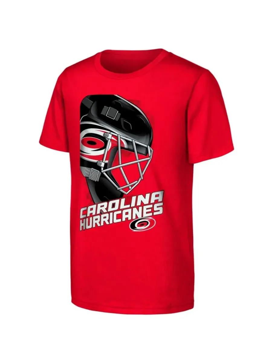 Футболка Defender с принтом Carolina Hurricanes Outerstuff — изображение 1 из 1, красный