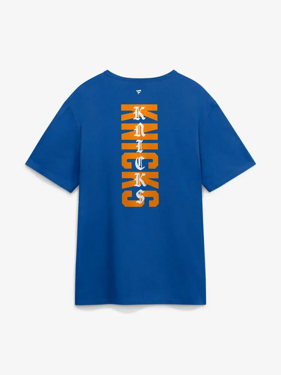 Футболка с принтом NY Forever Legacy Cotton New York Knicks Fanatics — изображение 3 из 3, синий