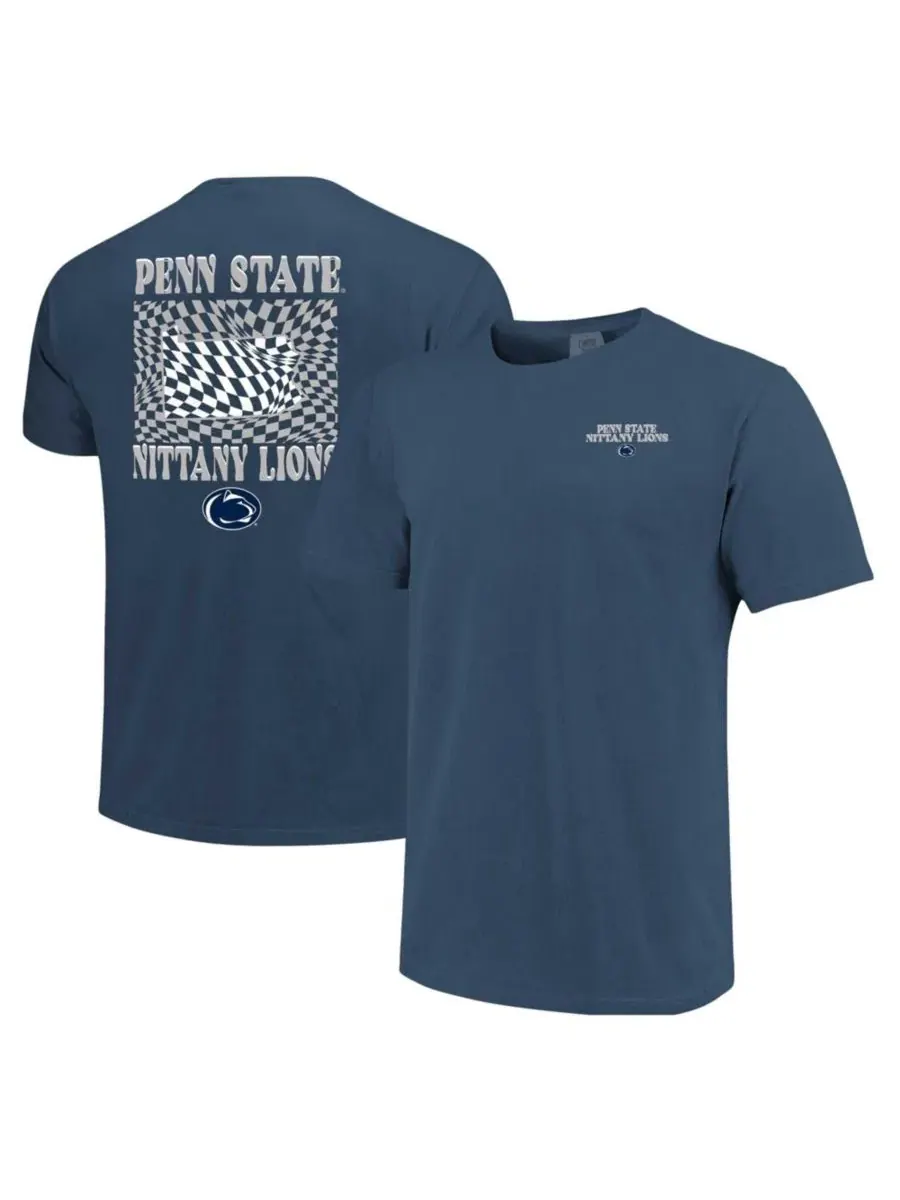 Футболка с принтом Penn State Nittany Lions Image One — изображение 1 из 3, темно-синий