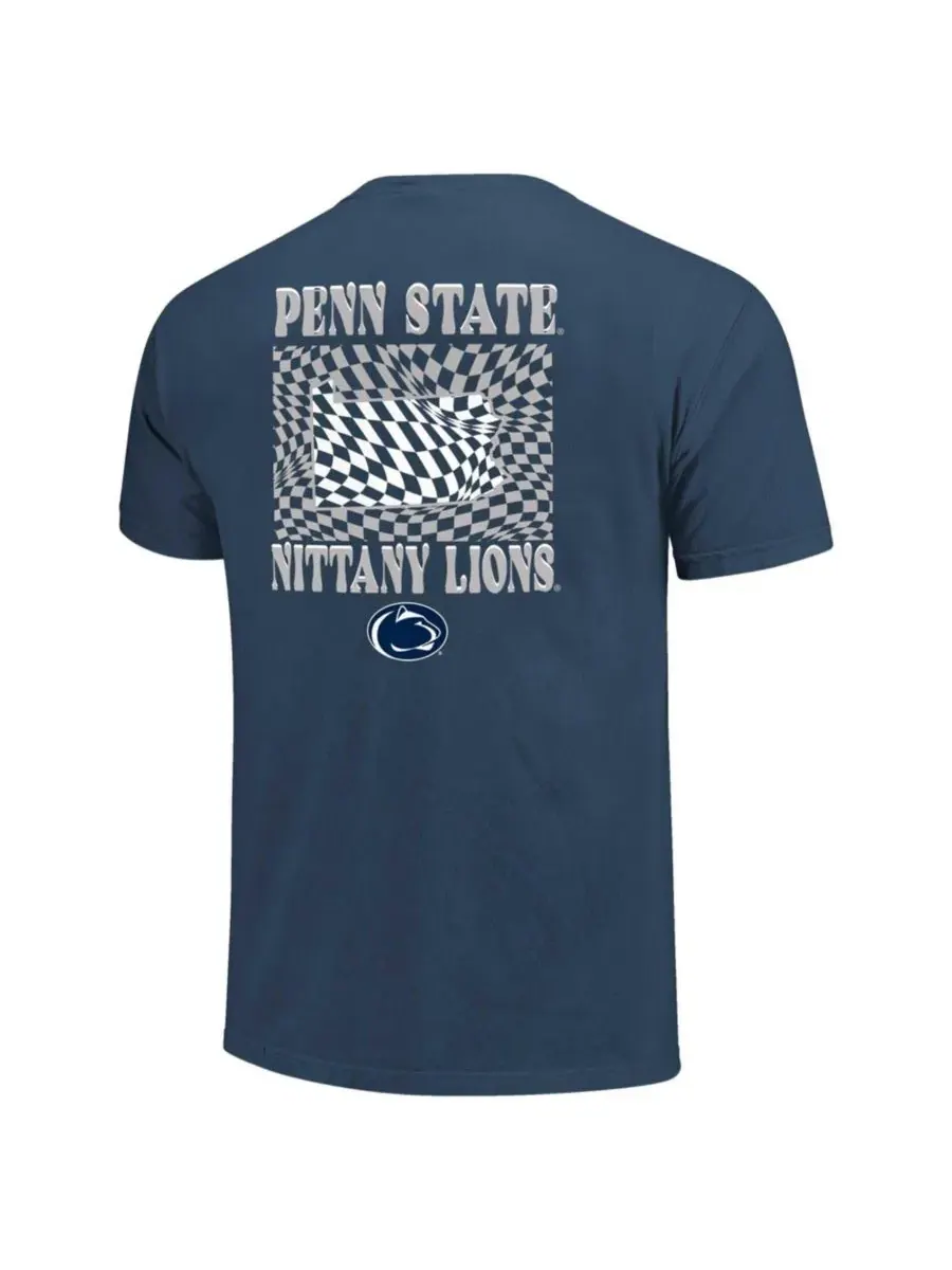 Футболка с принтом Penn State Nittany Lions Image One — изображение 2 из 3, темно-синий
