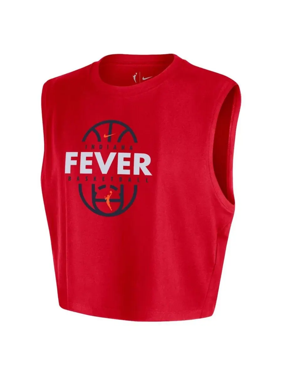 Футболка без рукавов с принтом Indiana Fever Nike — изображение 2 из 3, красный