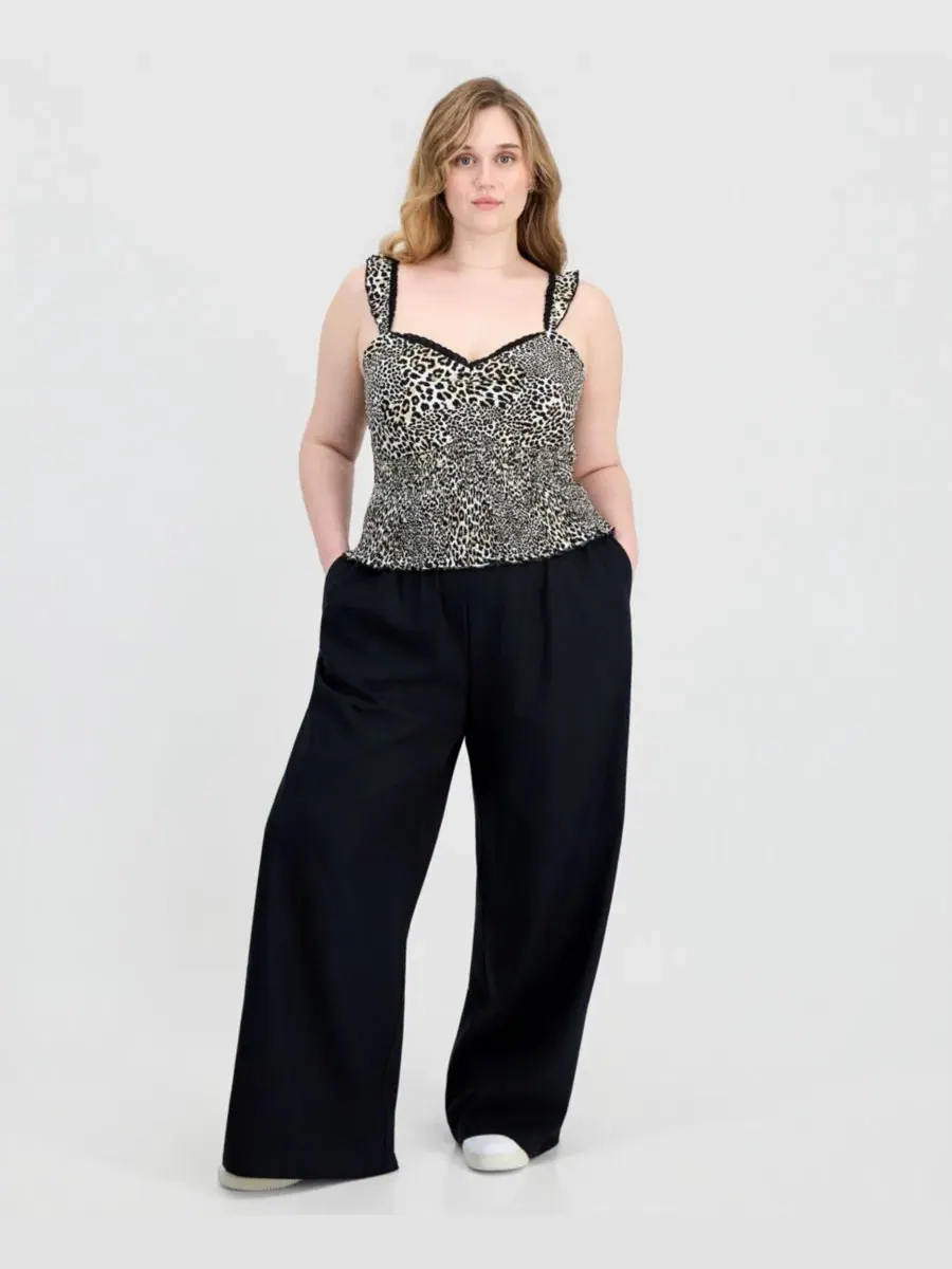 Топ без рукавов с принтом Leopard Patch FULL CIRCLE TRENDS — изображение 2 из 4