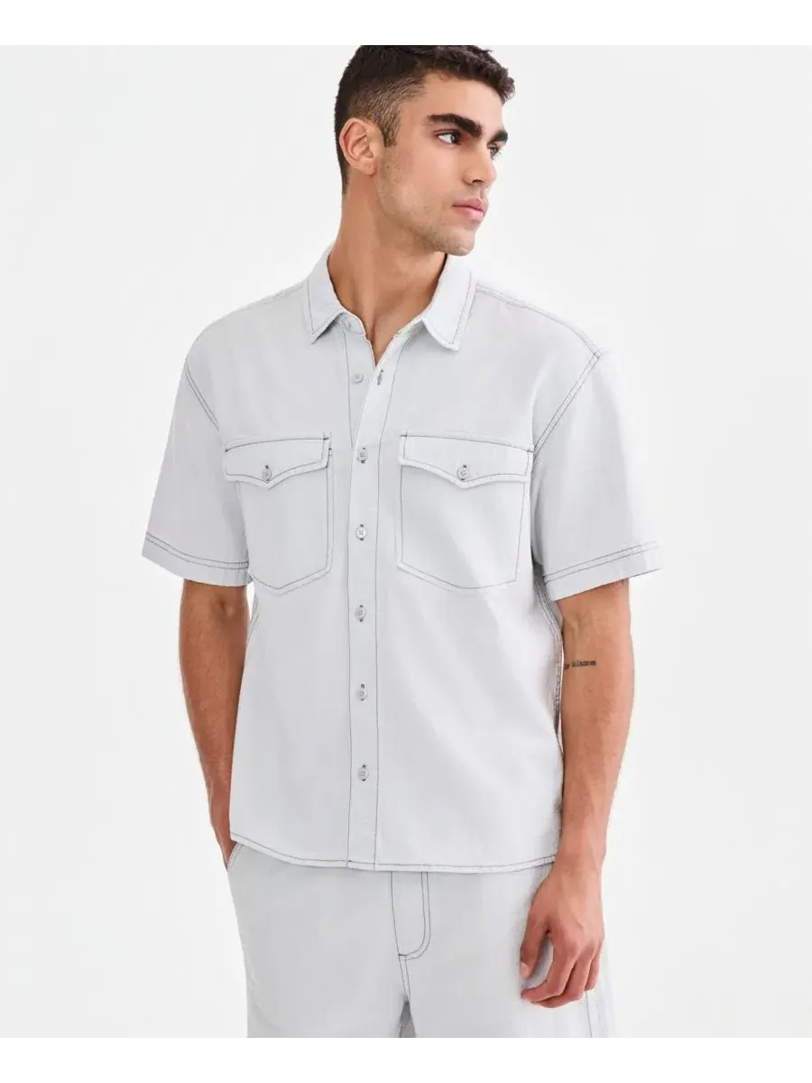 Мужская рубашка свободного кроя Lisbon Relaxed Sun + Stone, Lisbon Wash — изображение 1 из 4