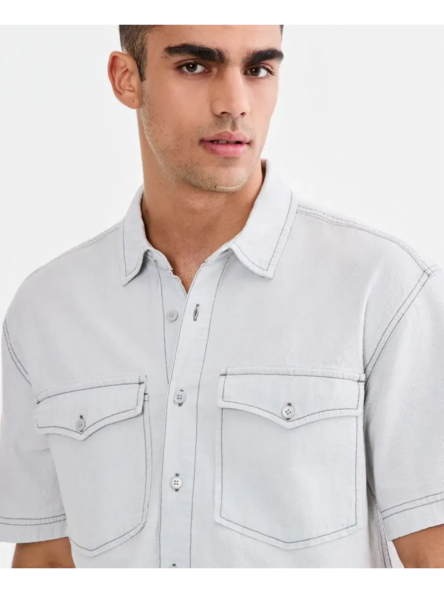 Мужская рубашка свободного кроя Lisbon Relaxed Sun + Stone, Lisbon Wash — изображение 2 из 4