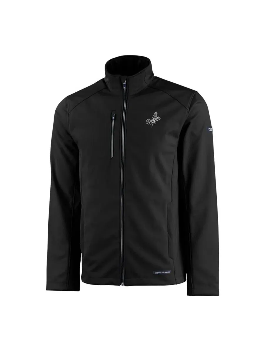 Куртка Los Angeles Dodgers Evoke Eco Softshell Full-Zip Cutter & Buck — изображение 2 из 3, черный