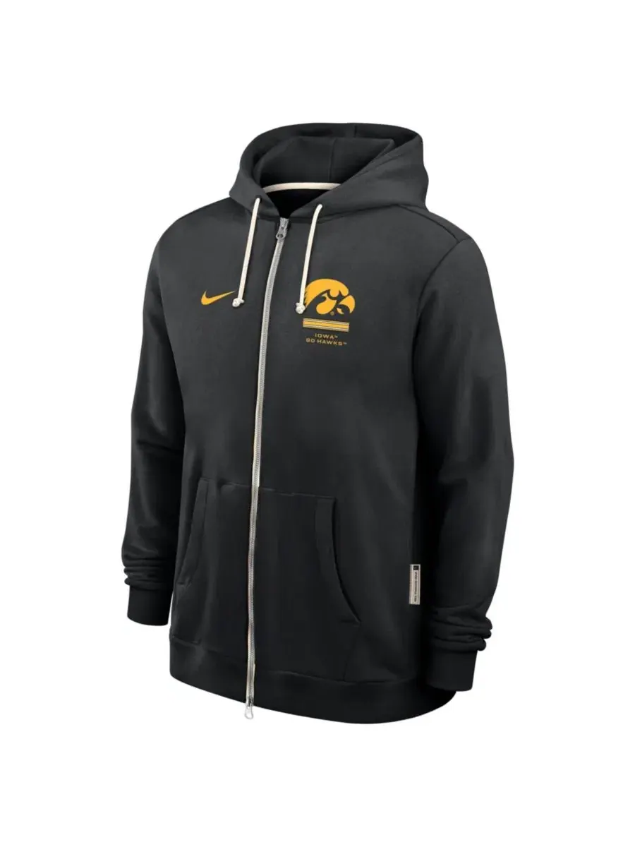 Толстовка с капюшоном Nike Iowa Hawkeyes — изображение 4 из 4, черный