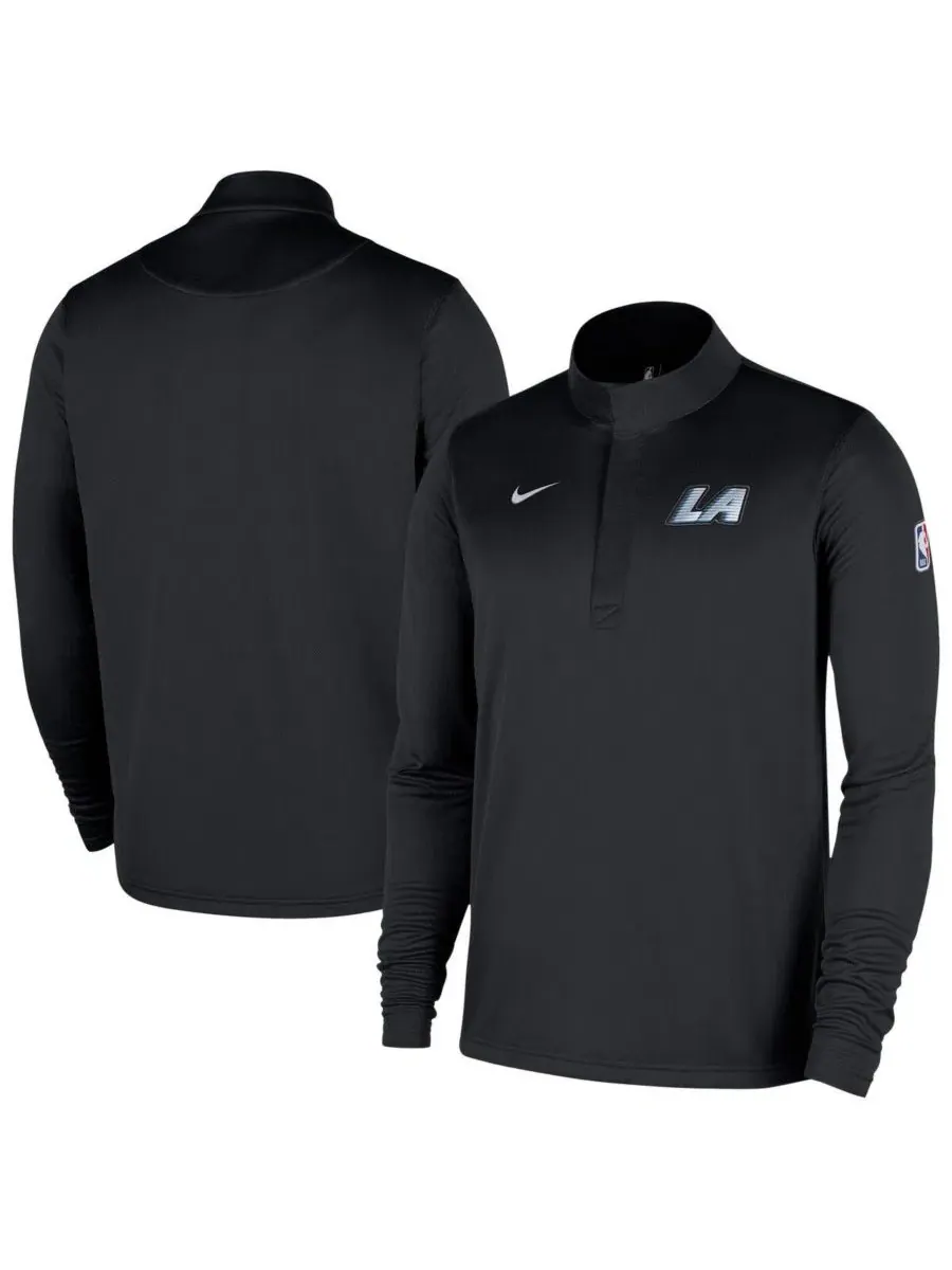 Мужская куртка Nike LA Clippers 2025/26 City Edition Remix Authentic Coaches Dri-FIT Half-Zip — изображение 1 из 4