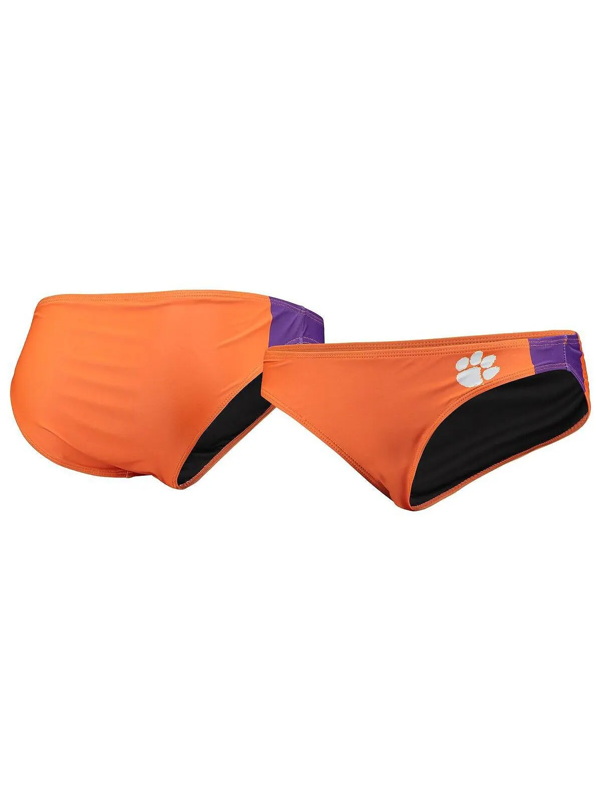 Женские оранжевые плавки бикини с надписью Clemson Tigers FOCO — изображение 1 из 3, оранжевый