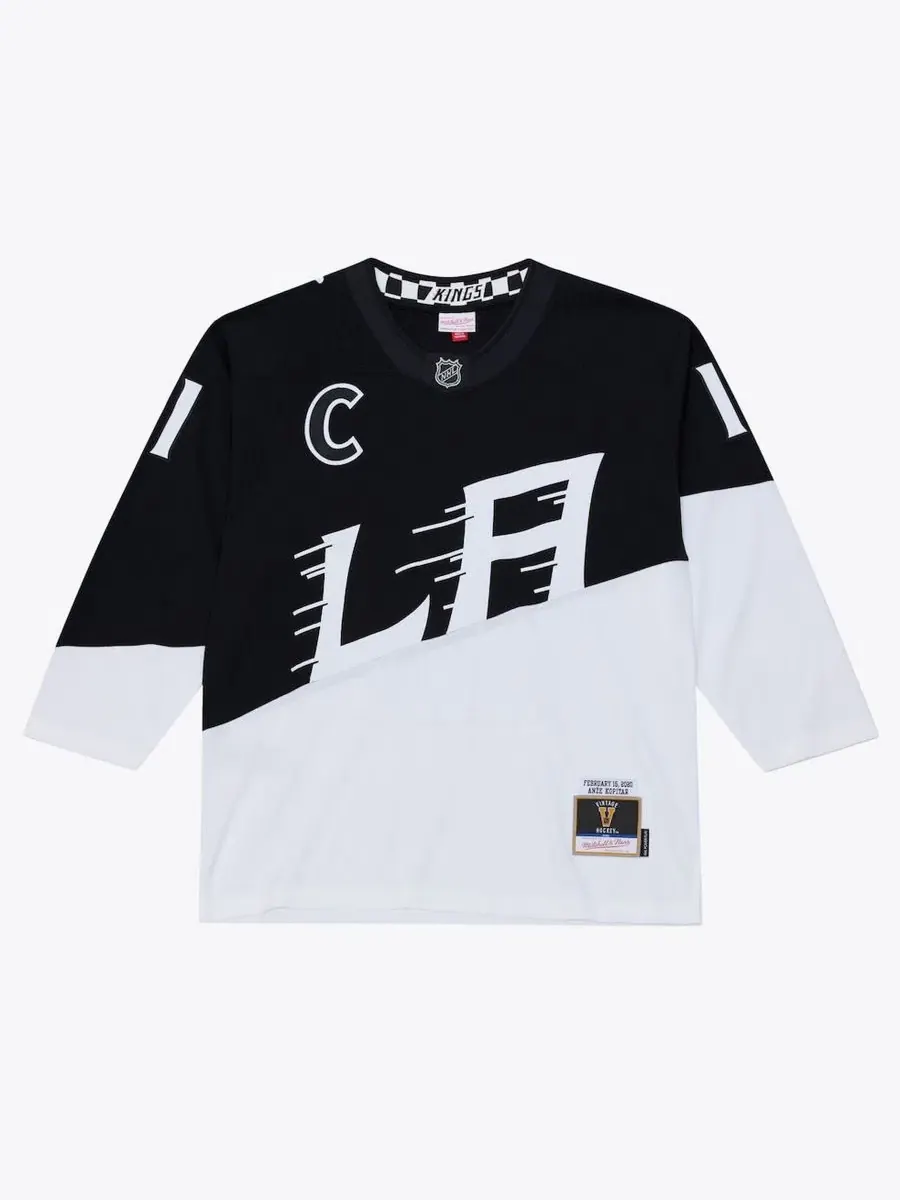 Хоккейный джерси с длинным рукавом Anze Kopitar 2020 Power Play Mitchell & Ness — изображение 1 из 5, черный белый