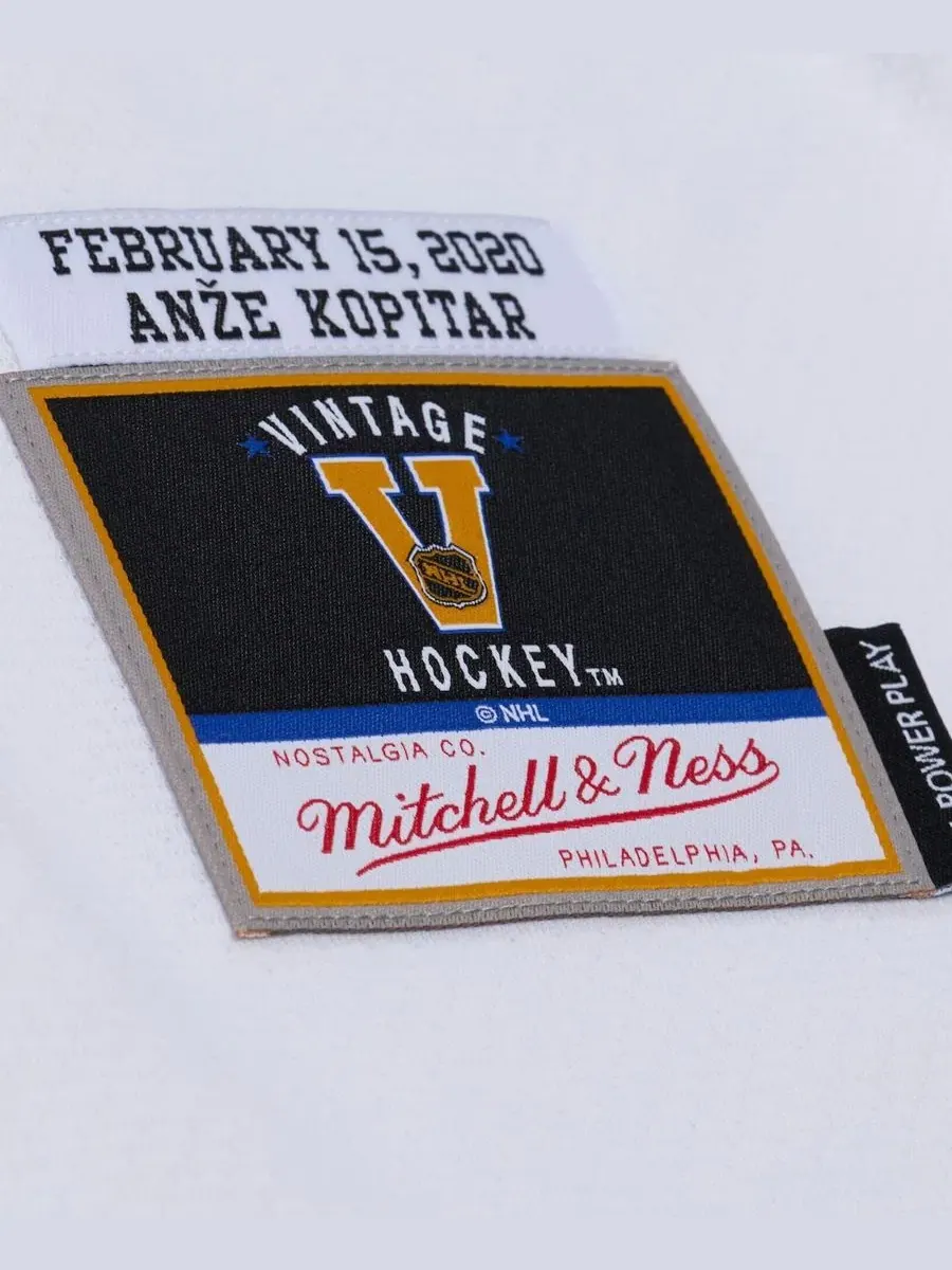 Хоккейный джерси с длинным рукавом Anze Kopitar 2020 Power Play Mitchell & Ness — изображение 3 из 5, черный белый