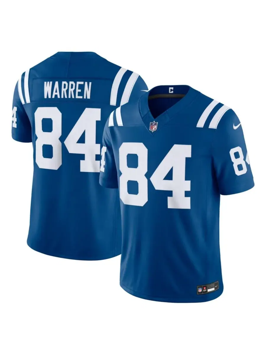 Мужская футболка с длинным рукавом Nike Tyler Warren Royal Indianapolis Colts Vapor F.U.S.E — изображение 1 из 5, королевский