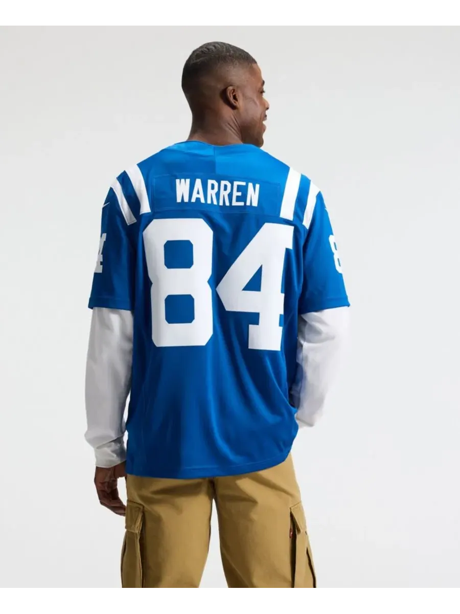 Мужская футболка с длинным рукавом Nike Tyler Warren Royal Indianapolis Colts Vapor F.U.S.E — изображение 5 из 5, королевский