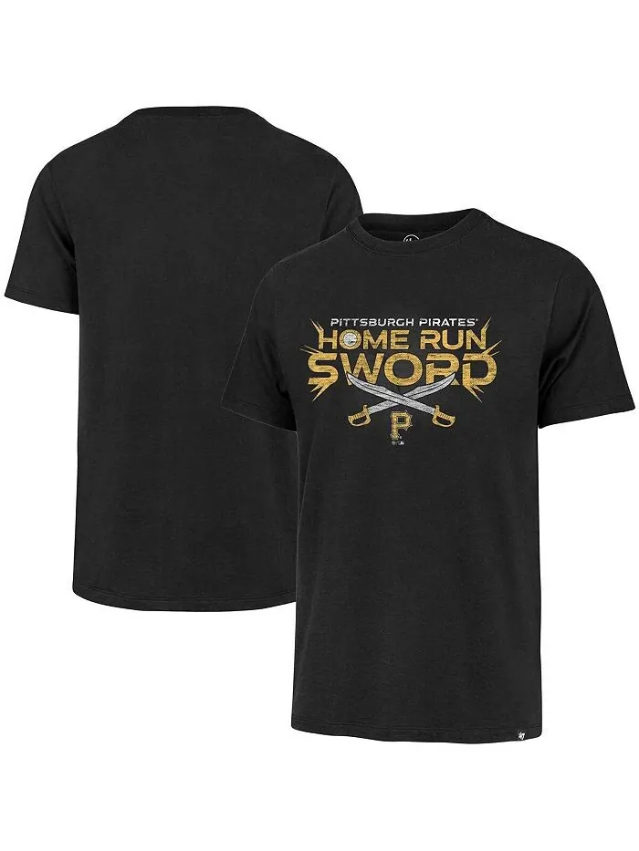 Мужская черная футболка Pittsburgh Pirates HR Celebration '47 Brand — изображение 1 из 3, черный