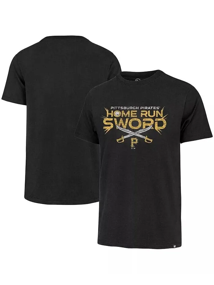 Мужская черная футболка Pittsburgh Pirates HR Celebration '47 Brand — изображение 1 из 3