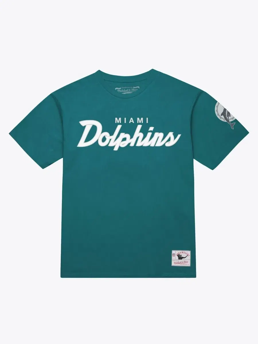Футболка с принтом Head Coach Classic Mitchell & Ness — изображение 1 из 2, голубой