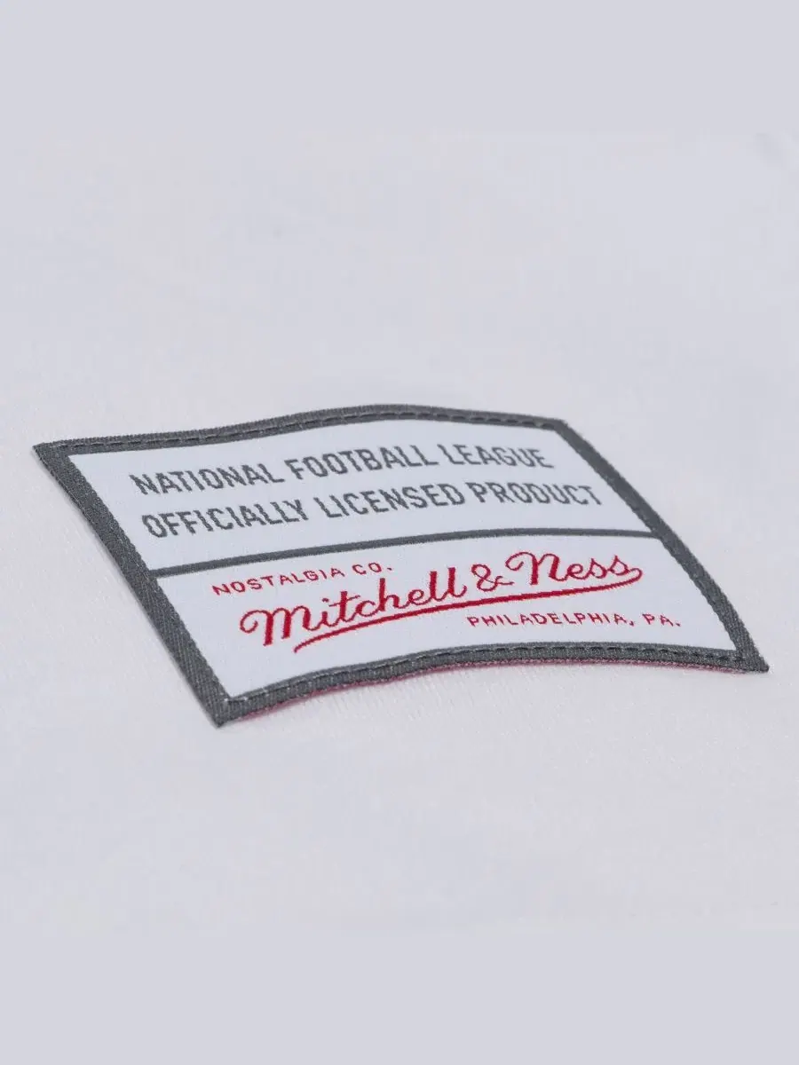 Футболка с длинным рукавом Monochrome Mitchell & Ness — изображение 3 из 5, белый
