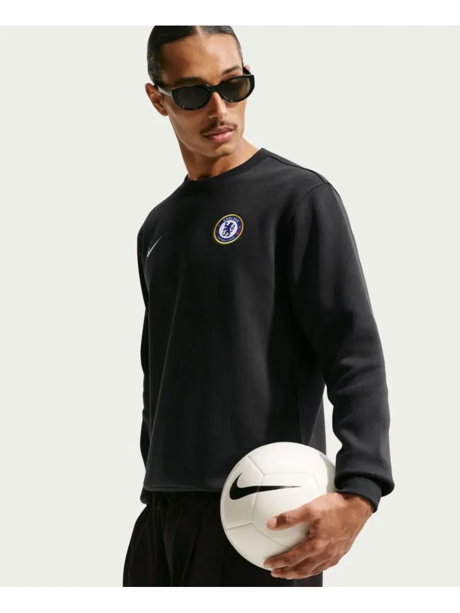 Свитшот Chelsea Club с длинным рукавом Nike — изображение 5 из 5, черный