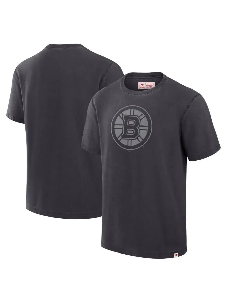 Футболка с принтом Boston Bruins Made in Canada Fanatics — изображение 1 из 3, черный