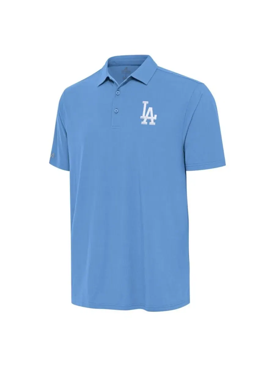 Поло с влагоотводящей технологией, модель Los Angeles Dodgers Era Antigua — изображение 2 из 3, синий