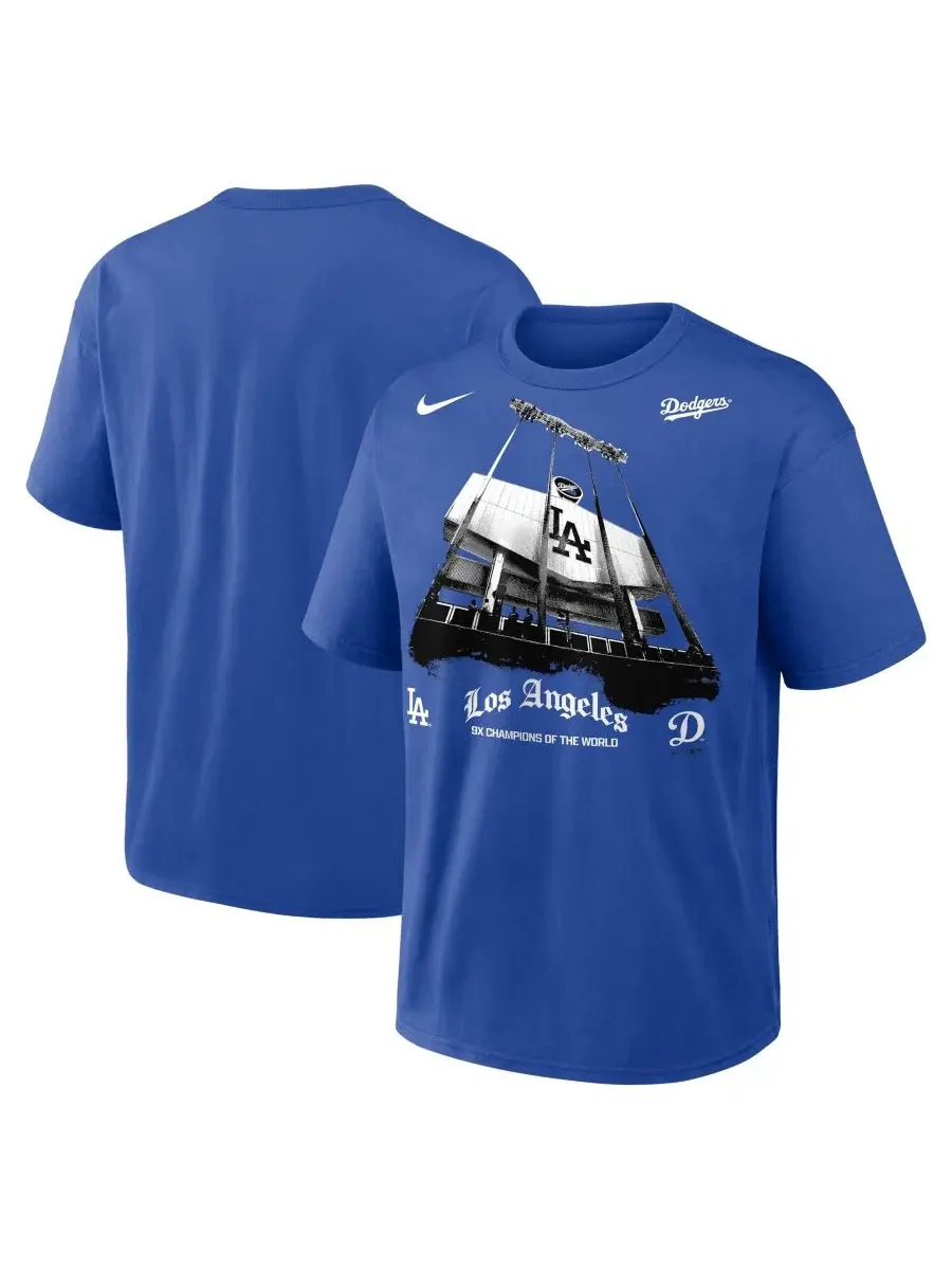 Футболка Max90 с принтом 9x Champions of the World Local Nike — изображение 1 из 3, королевский
