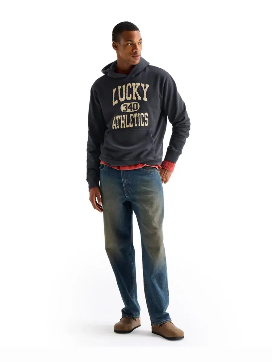 Джинсы свободного кроя 281 Super Baggy с застежкой на молнии Lucky Brand, Rustler — изображение 4 из 6