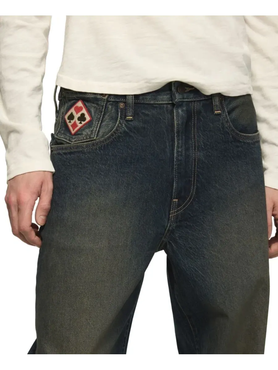 Джинсы свободного кроя 281 Super Baggy с застежкой на молнии Lucky Brand, Rustler — изображение 5 из 6