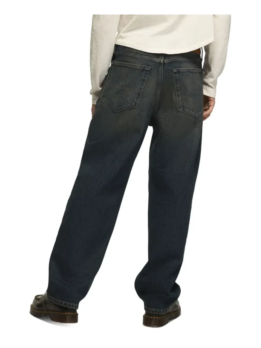 Джинсы свободного кроя 281 Super Baggy с застежкой на молнии Lucky Brand, Rustler — изображение 6 из 6