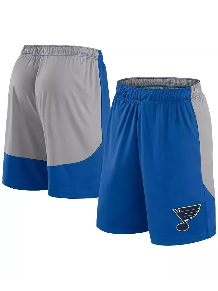 Мужские синие шорты St. Louis Blues Go Hard Fanatics — изображение 1 из 3