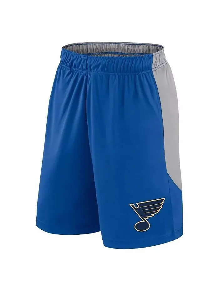 Мужские синие шорты St. Louis Blues Go Hard Fanatics — изображение 3 из 3