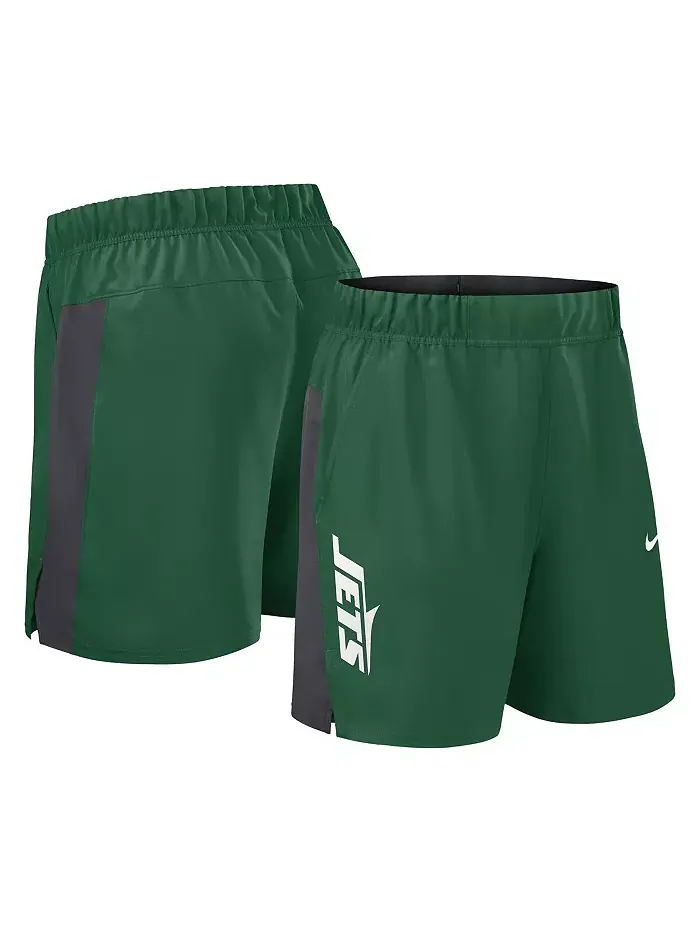 Мужские шорты New York Jets Woven Victory Performance зеленые Nike
