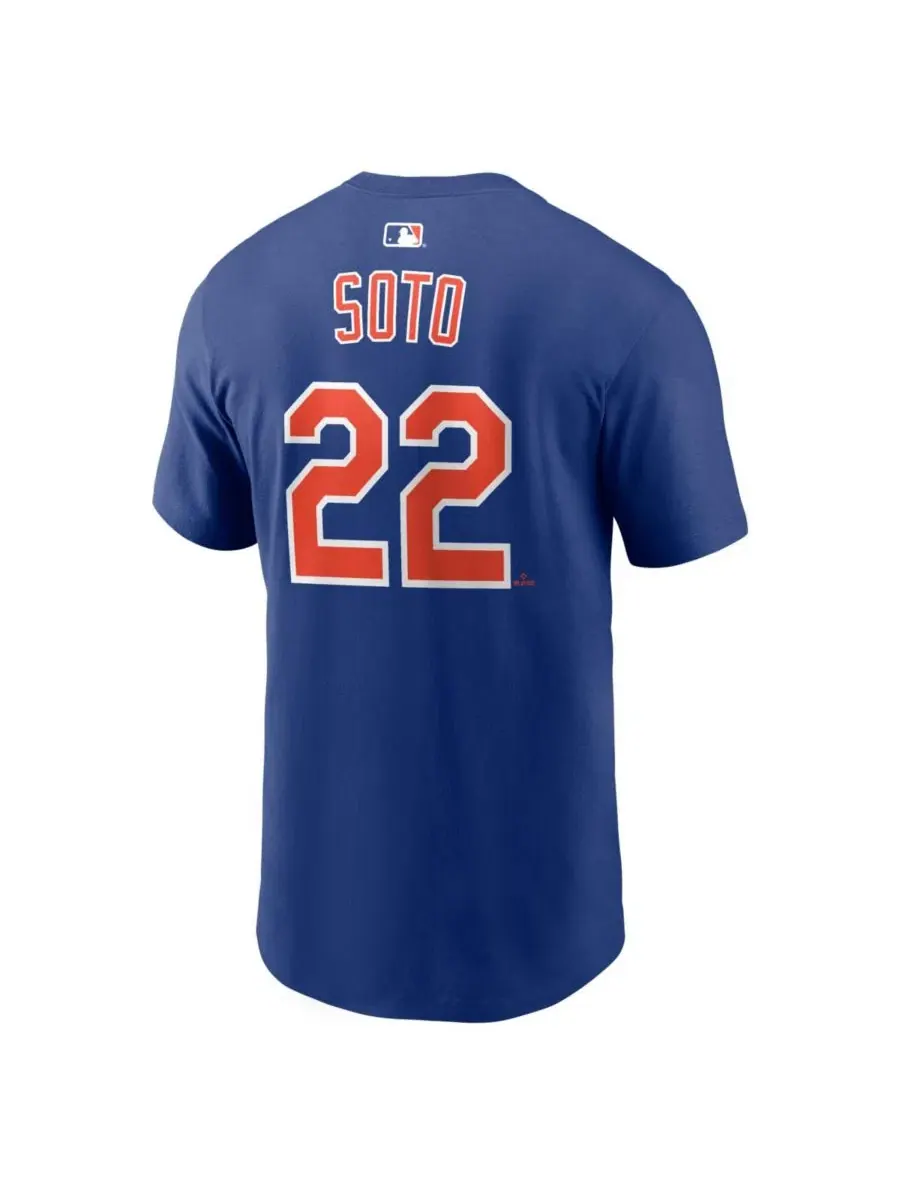 Футболка с принтом Juan Soto New York Mets Nike — изображение 3 из 3, королевский