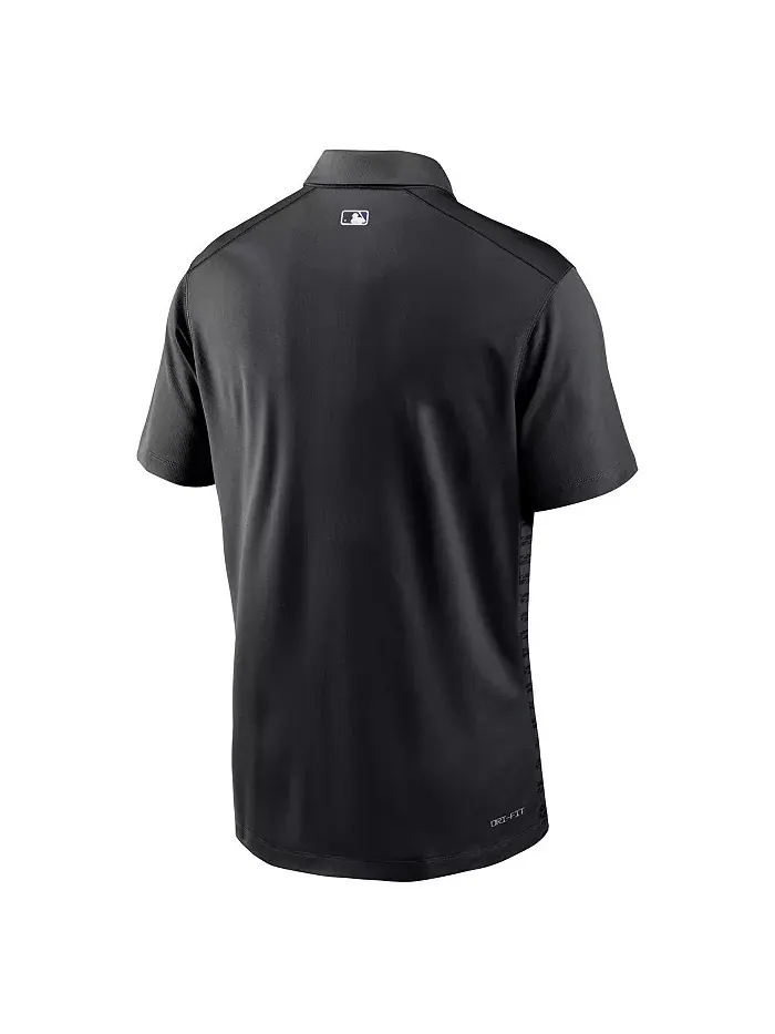 Мужская черная поло Authentic Collection Victory Performance Colorado Rockies Nike — изображение 3 из 3