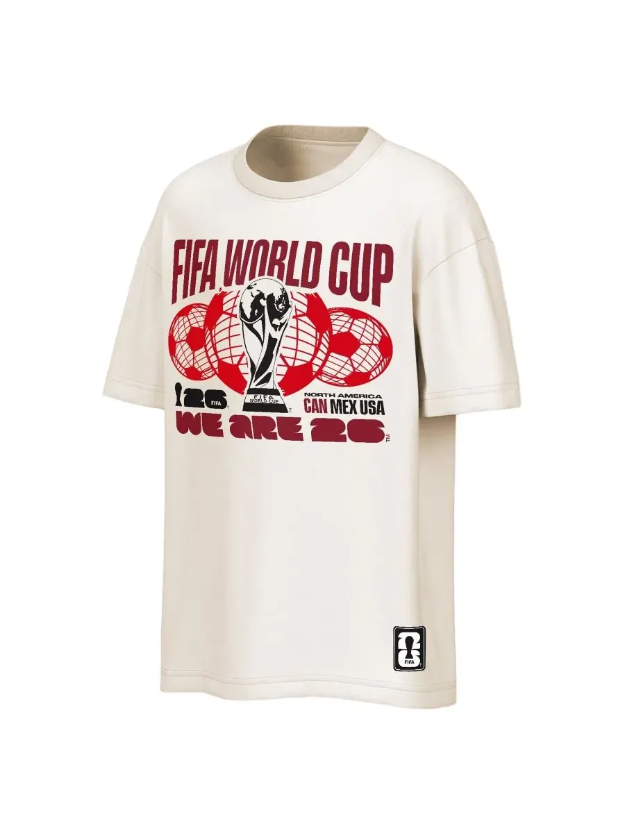Футболка оверсайз с принтом FIFA World Cup 2026 Canada Global Event Outerstuff — изображение 2 из 3, прозрачный