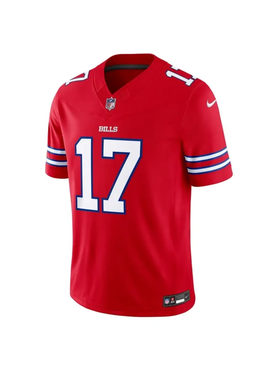 Футболка Nike Josh Allen Red Buffalo Bills Alternate Vapor F.U.S.E. Stitched Limited Jersey — изображение 2 из 3, красный