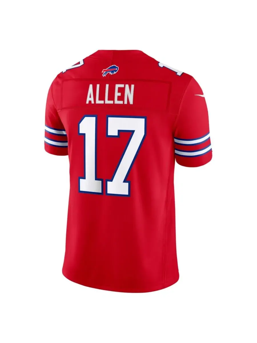 Футболка Nike Josh Allen Red Buffalo Bills Alternate Vapor F.U.S.E. Stitched Limited Jersey — изображение 3 из 3, красный