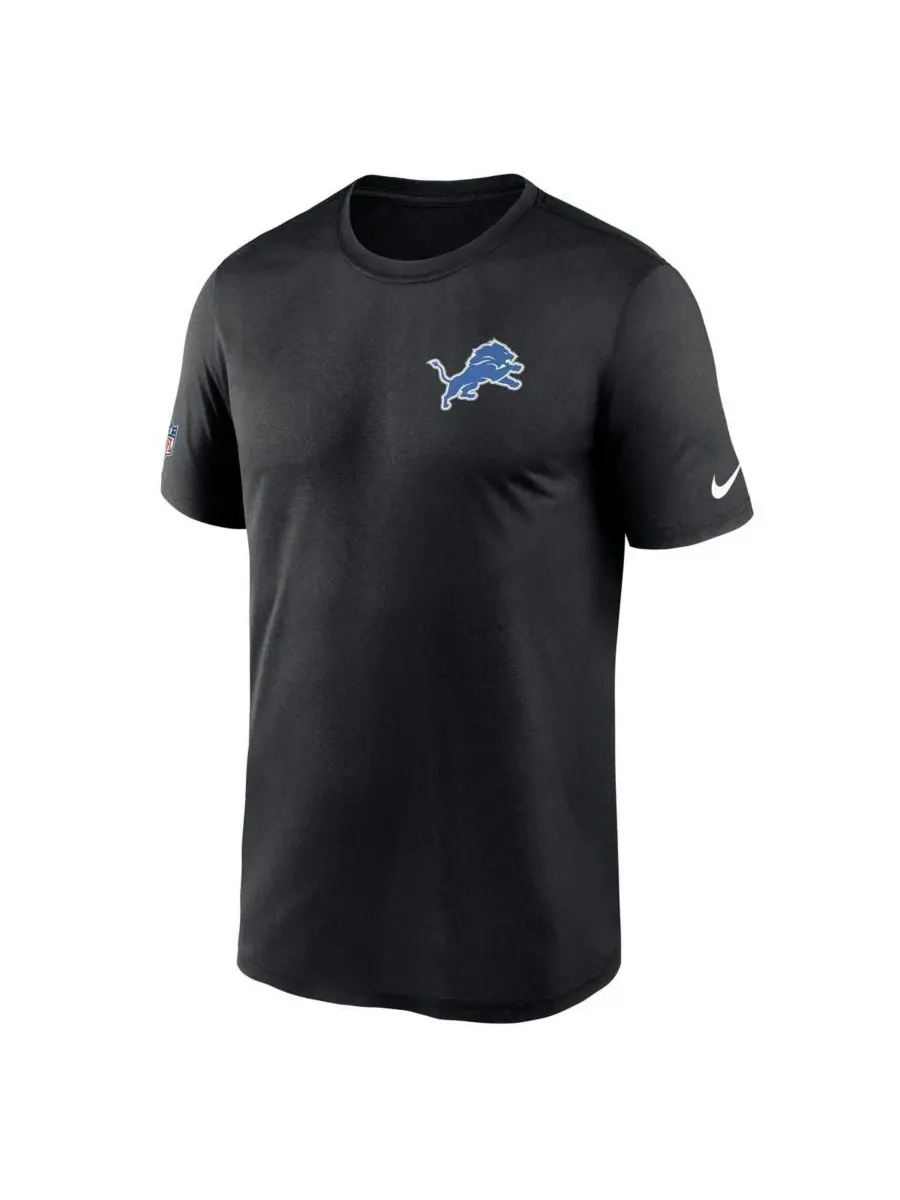 Футболка Legend Performance с логотипом Detroit Lions Nike — изображение 2 из 3, черный