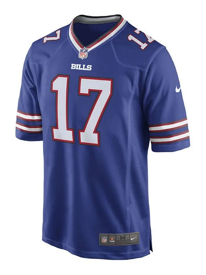 Мужская игровая майка Josh Allen Buffalo Bills Nike — изображение 3 из 3, синий