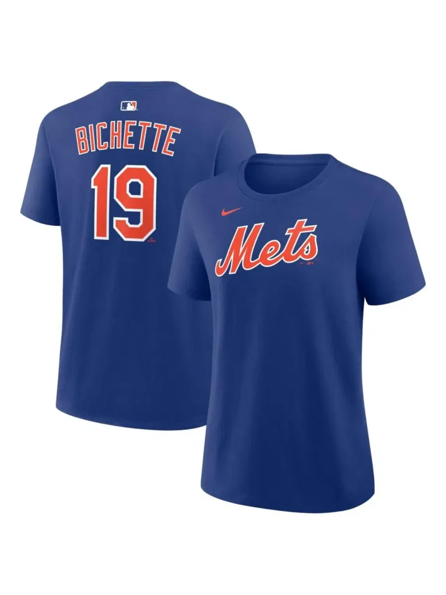 Футболка с длинным рукавом Bo Bichette Name & Number Nike — изображение 1 из 3, королевский