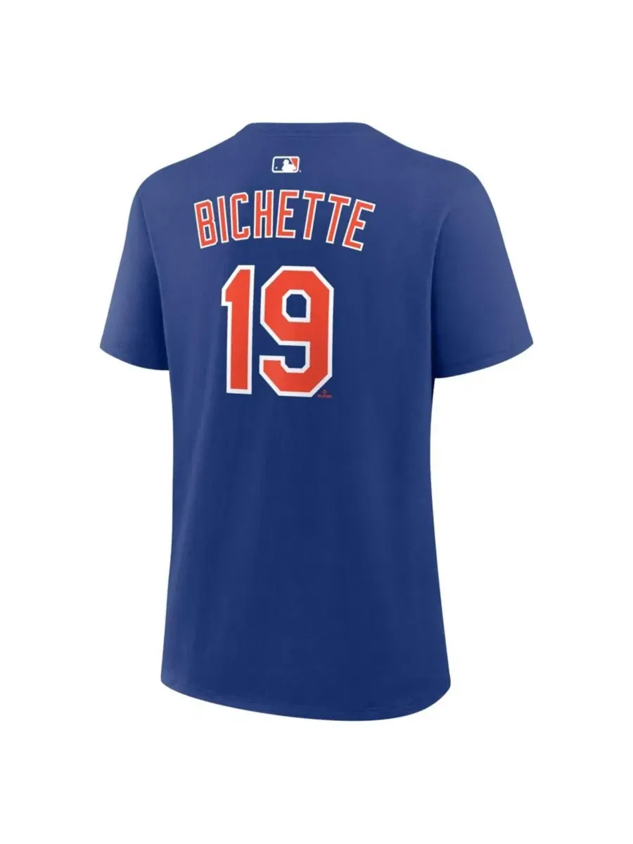 Футболка с длинным рукавом Bo Bichette Name & Number Nike — изображение 3 из 3, королевский