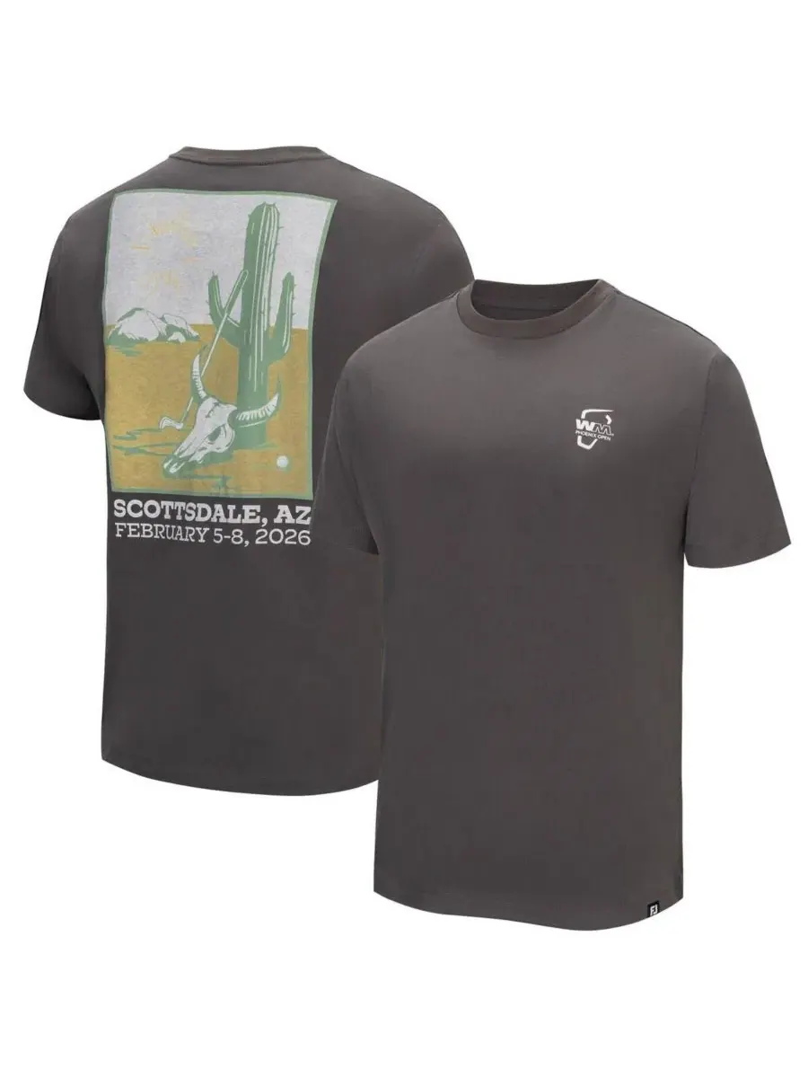 Футболка с принтом WM Phoenix Open Cactus FootJoy — изображение 1 из 4, серый