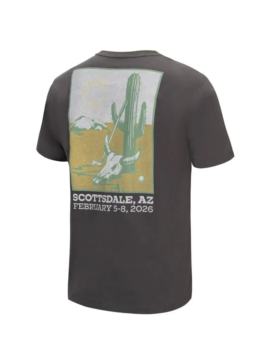 Футболка с принтом WM Phoenix Open Cactus FootJoy — изображение 3 из 4, серый