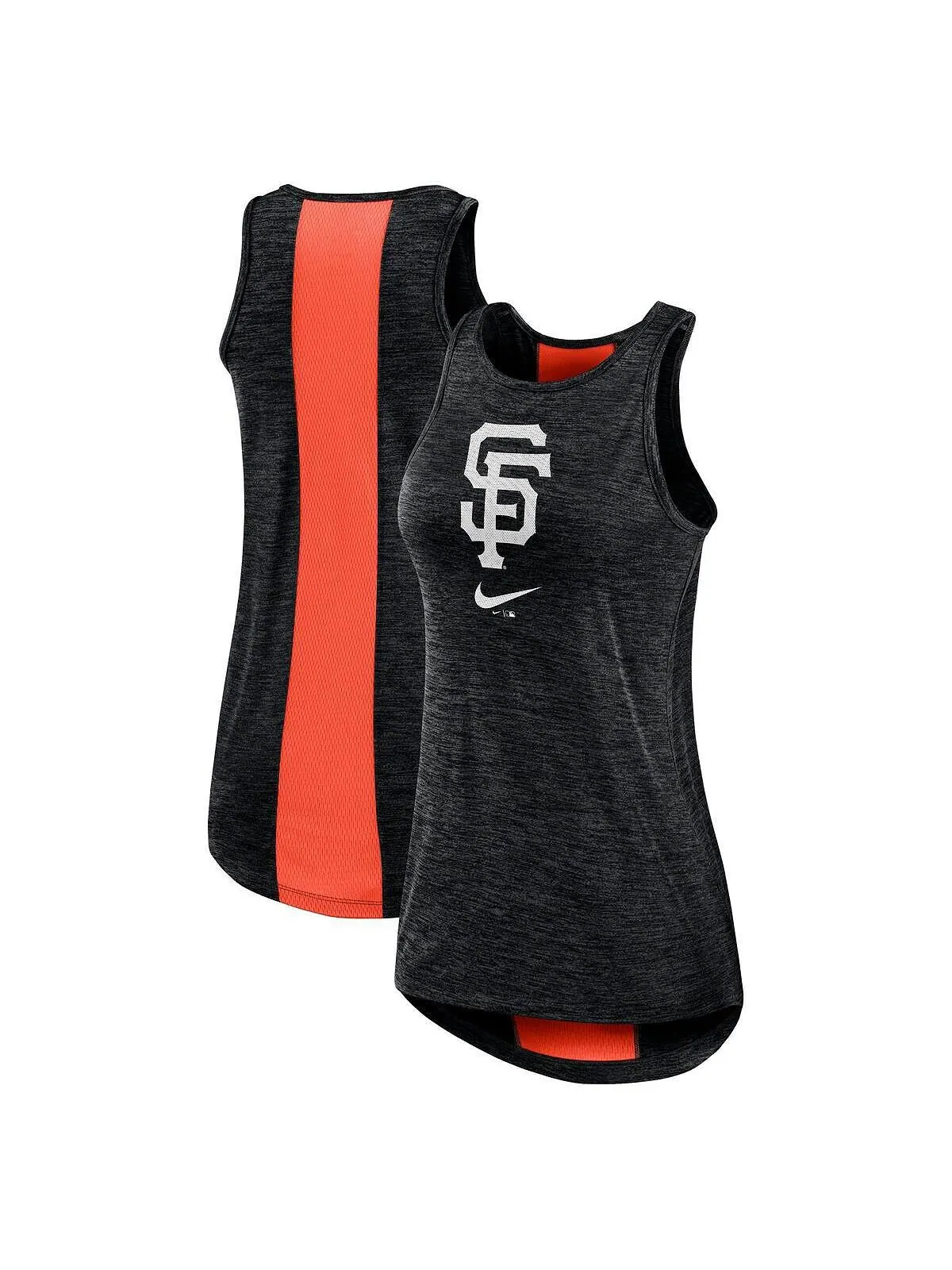 Черная женская майка San Francisco Giants Right Mix с высоким воротником Nike — изображение 1 из 3, черный