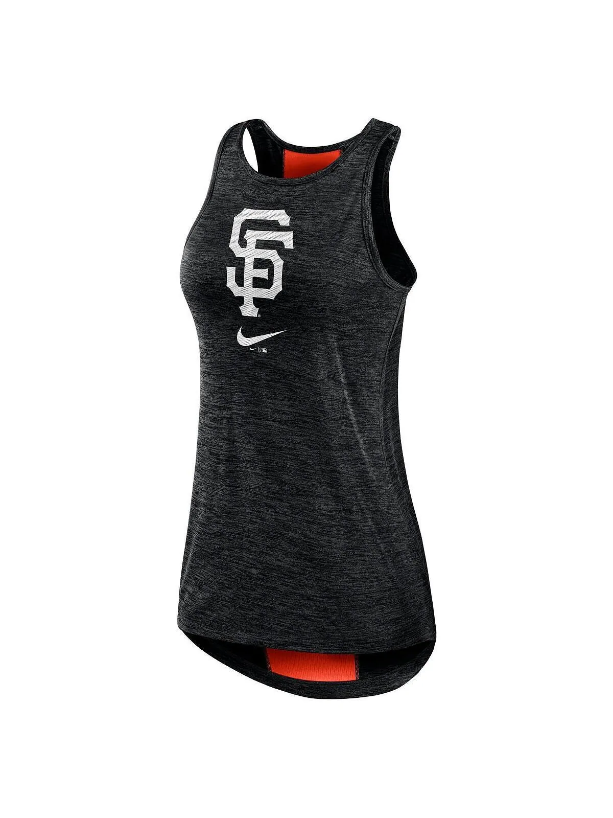 Черная женская майка San Francisco Giants Right Mix с высоким воротником Nike — изображение 2 из 3, черный