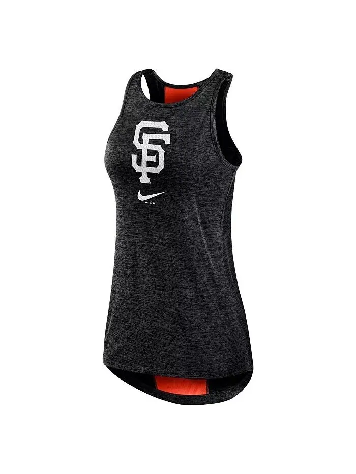 Черная женская майка San Francisco Giants Right Mix с высоким воротником Nike — изображение 2 из 3