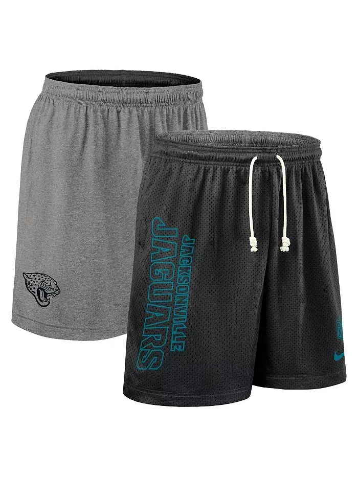 Мужские черные реверсивные шорты для тренировок Jacksonville Jaguars Sideline Nike — изображение 1 из 4