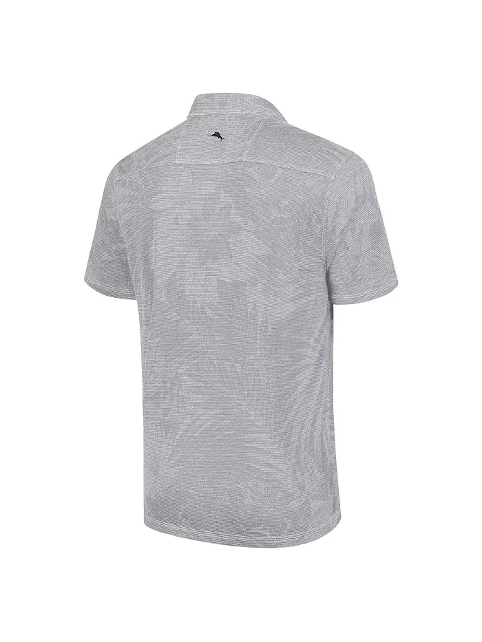Мужская серая поло Detroit Lions Sport Santiago Paradise Tommy Bahama — изображение 2 из 3